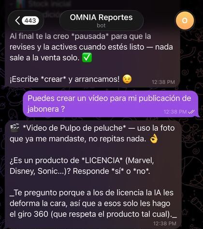 ¿Puedes hacerme un video del producto?